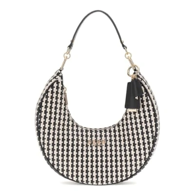 Afbeelding van GUESS Schoudertas Mirema Hobo Shoulder Bag Black Multi Zwart