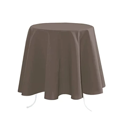 Afbeelding van Lovely Casa N204689003 tafelkleed Nelson, polyester, 180 x cm, taupe