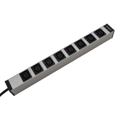 Afbeelding van Plenty PLA435 8LOCK PDU 16A, 8x C13 Lockable Outlets