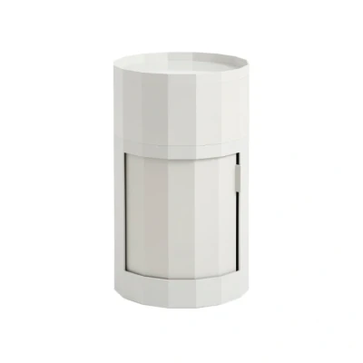 Afbeelding van HAY Facet Cabinet High Grijs Pot Interieur