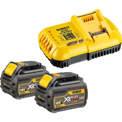 Afbeelding van DeWALT DCB118T2 XR FlexVolt Starterset 2x 54V 6.0Ah Li ion Accu + Snellader