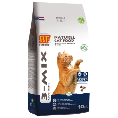 Afbeelding van Bf Kattenbrokjes 3 Mix Kattenvoer 10 kg