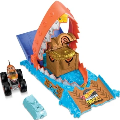Afbeelding van Hot Wheels Monster Trucks Arena Smashers Schathappers uitdaging Speelset
