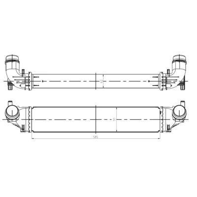 Afbeelding van NRF 309069 Intercooler OPEL: Astra K Hatchback, Sports Tourer