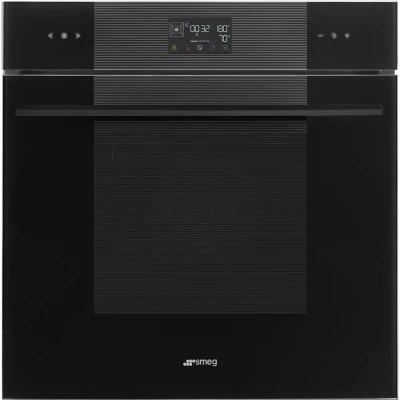 Afbeelding van Smeg Combi stoomoven 60 Cm Steam100 20 10% Stoom Temperatuursonde 02 Evoscreen Display Full Touch Zwart