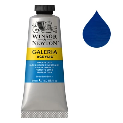 Image de Winsor &amp; Newton Galeria peinture acrylique (60 ml) 535 bleu cyan primaire