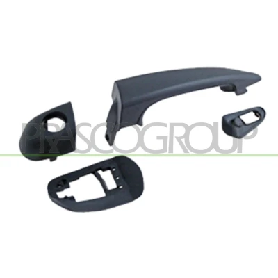 Afbeelding van PRASCO BM0208002 Deurgrepen Buiten, Links voor Zwart BMW: 3 Saloon, Touring