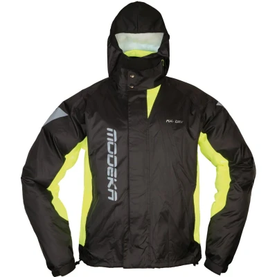Image de Modeka AX Dry II Veste anti pluie noir / jaune 3XL