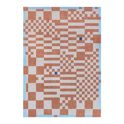 Afbeelding van Louis de Poortere Craft Chess Vloerkleed 80 x 150 cm Nude