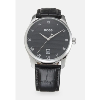 Afbeelding van BOSS Principle Horloge, Heren, Maat: One Size, Black