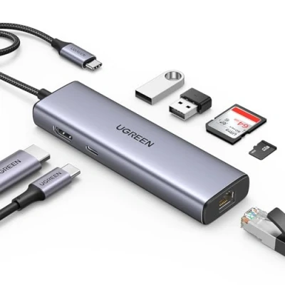 Afbeelding van UGREEN 7 w 1 4K HDMI USB C Hub (90568)
