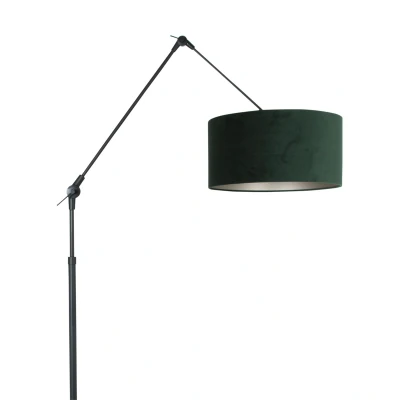 Afbeelding van Steinhauer Prestige Chic vloerlamp met groene velvet kap