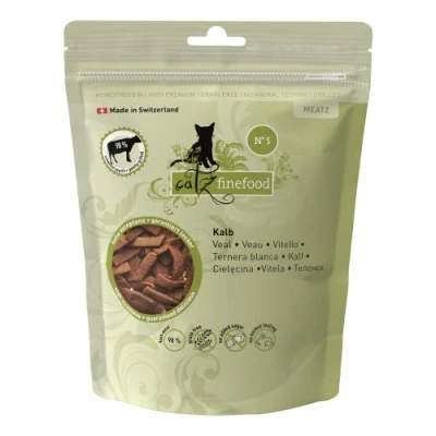 Afbeelding van catz finefood Meatz Gemengd pakket: 1 x N3 Kip (45 g) &amp; N5 Kalf