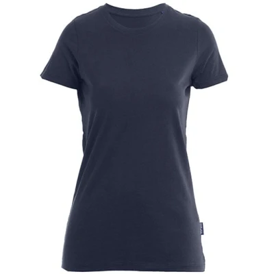Afbeelding van Damesshirt &#039;Luxury Roundneck Tee&#039; met korte mouwen Navy XS