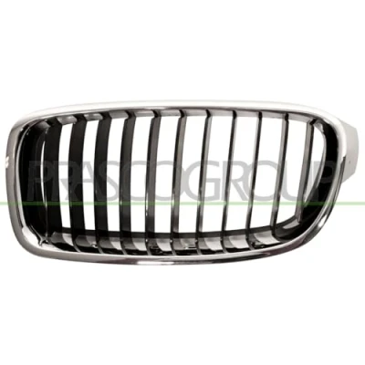 Afbeelding van PRASCO Premium BM0282004 Grille Auto Links Verchroomd Zwart BMW: 3 Saloon, Touring