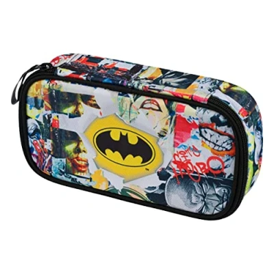 Afbeelding van Baagl Pennenetui voor meisjes, etui schrijfwaren, pennenetui, jongens, Batman Comics,