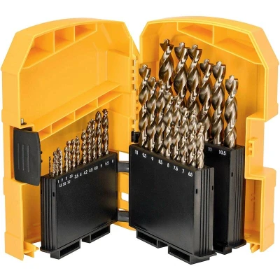 Image de DEWALT DT4957 QZ Coffret de mèches industrielles Cobalt HSS E 29 pièces