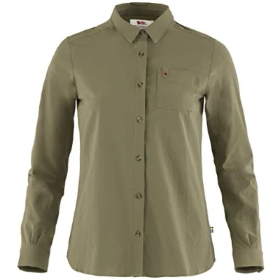 Afbeelding van Övik Lite Blouse Dames Green 300 XL Groen Outdoor Shirt