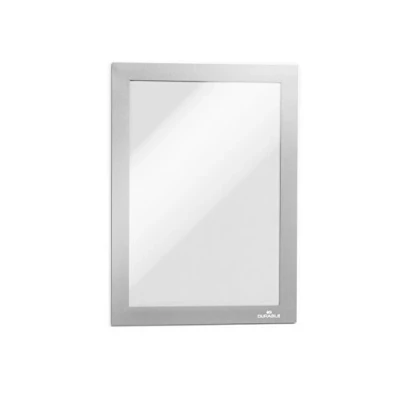 Afbeelding van Durable 488123 Duraframe doos met 10 herpositioneerbare posterlijsten, A5, zilverkleurig