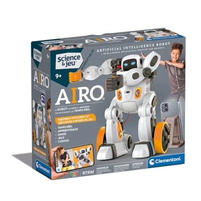 Afbeelding van Clementoni AIRO, robot met kunstmatige intelligentie Robotics wetenschap en spel Speelgoed voor kinderen vanaf 9 jaar AI technologie
