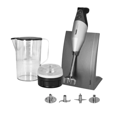 Afbeelding van Bamix Staafmixer Set SwissLine 200 W Zilver