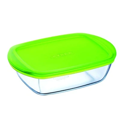 Image de Plat carré et couvercle Pyrex Cook &amp; Store 23x15 cm