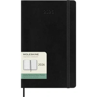 Afbeelding van Moleskine 12 Maanden Agenda 2026 Wekelijks Large Zachte Kaft Zwart