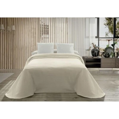 Afbeelding van Sprei Hosteline PALMA Beige Bed van 90