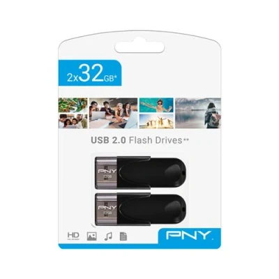 Image de Pny Attache 2.0 32gb Twinpack
