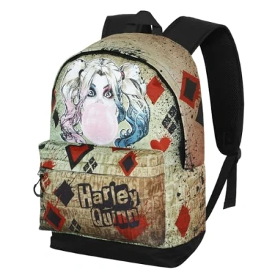 Afbeelding van Karactermania Harley Quinn Mad Love Rugzak HS Fan Beige 44 cm Love, Beige,