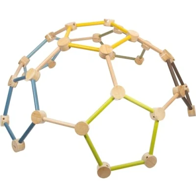 Afbeelding van Small Foot Houten Klimrek Geodome Adventure
