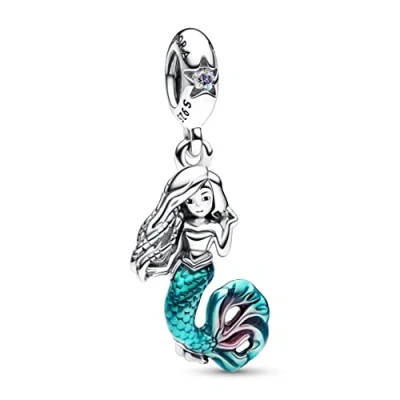 Afbeelding van Pandora Disney 925 Sterling Zilveren The Little Mermaid Ariel Bedel 792695C01