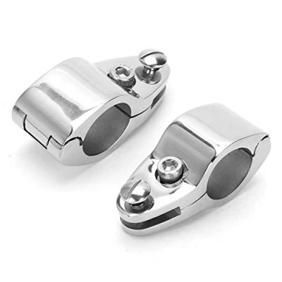Afbeelding van EBTOOLS voor Bimini Jaw Slides Stainless Steel Slide 2 stuks Rails Pine Marine Roestvrij Staal Boot Gewrichten Schuif Hardware Aansluitingen