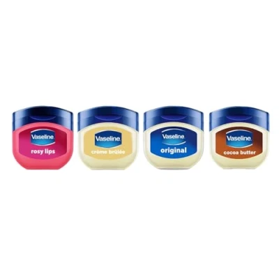 Afbeelding van Vaseline Lip Therapy hydraterende lippenbalsem, roze, crème brûlée, origineel, kokosboter (lippenbalsem)