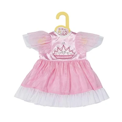 Afbeelding van Dolly Moda Prinsessen Jurk Poppenkleding 43cm Roze