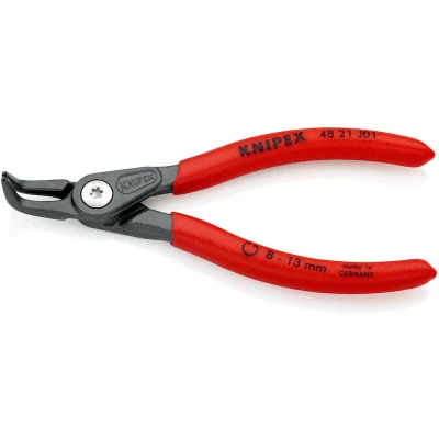 Image de KNIPEX 48 21 J01 pince à circlips de précision pour bagues intérieures dans les alésages avec revêtement plastique antidérapant