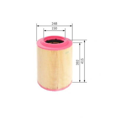 Afbeelding van Bosch Luchtfilter F 026 400 075