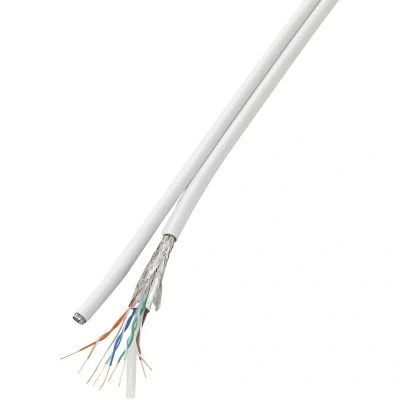 Afbeelding van TRU COMPONENTS Duplex Netwerkkabel CAT 6 SF/UTP 8 x 2 0.196 mm² Wit 100 m