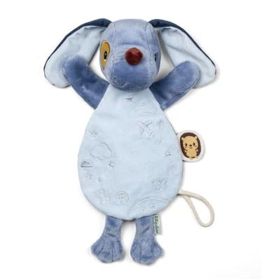 Afbeelding van Lilliputiens Lichtgevend Knuffeldoekje Jules De Hond Met Een Glow In The Dark Knuffel Worden Kinderen Gerustgesteld Het Donker En Raken Zij Nooit Kwijt Is 21 x 34 Cm Gemaakt Van Polyester Katoen