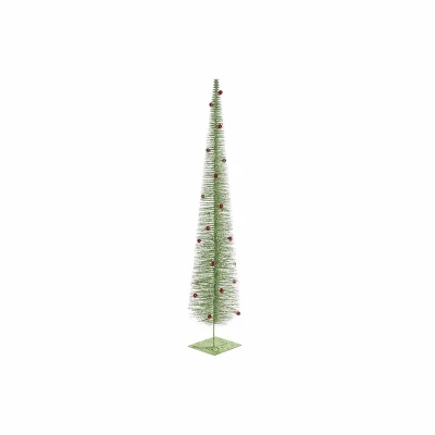 Afbeelding van Kerstboom Dkd Home Decor Rood Groen Plastic 22 X 120 Cm