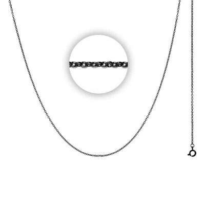 Afbeelding van Ketting 1 mm iXXXi 60 cm Zwart