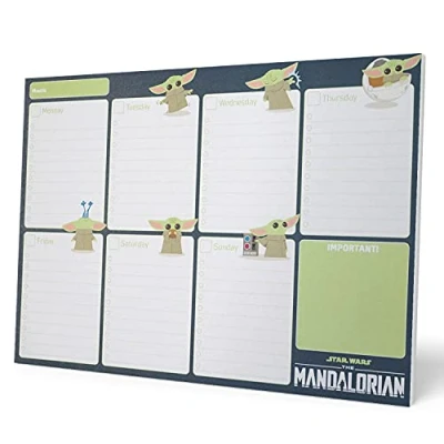 Image de Bloc Notes Semainier A4 The Mandalorian