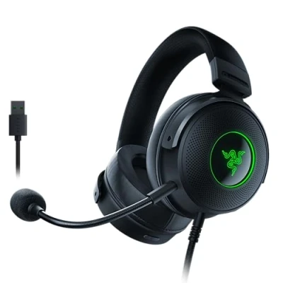 Image de Razer Casque Gamer Kraken V3 Hypersense Usb Noir (rz04 03770100 r3m1)