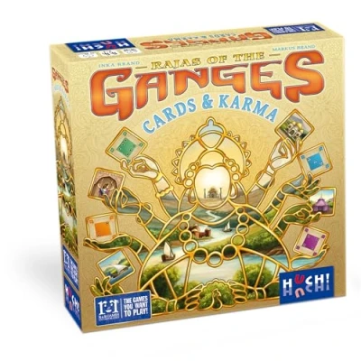 Image de Jeu de stratégie Huch Rajas of the Ganges Cards &amp; Karma