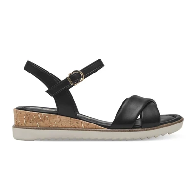 Afbeelding van Tamaris Essentials Dames Sandalen BLACK Maat 39