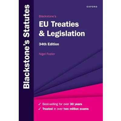 Afbeelding van Blackstone&#039;s Statute Series EU Treaties &amp; Legislation
