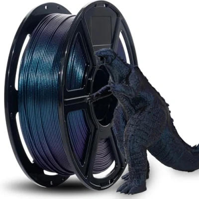Afbeelding van FLASHFORGE Kameleon High Speed PLA Multicolor verbrand titanium filament Maximale snelle druk 500 mm/s 1,75 mm Color Shift Kleurverandering met licht en
