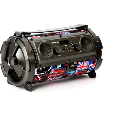 Afbeelding van Platinet OG72P BAZOOKA Bluetooth luidspreker 16W Draadloos Karaoke functie Zwart