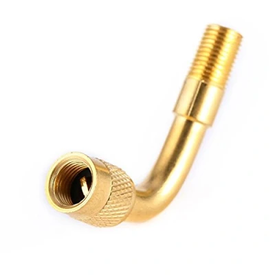 Afbeelding van Keenso Air Bandenverlenging 90 Graden Band Ventiel Extender Verlenging Messing Adapter