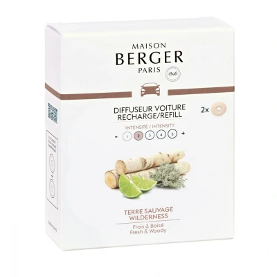Afbeelding van Wilderness navulling 2 stuks Autoparfum Lampe Berger